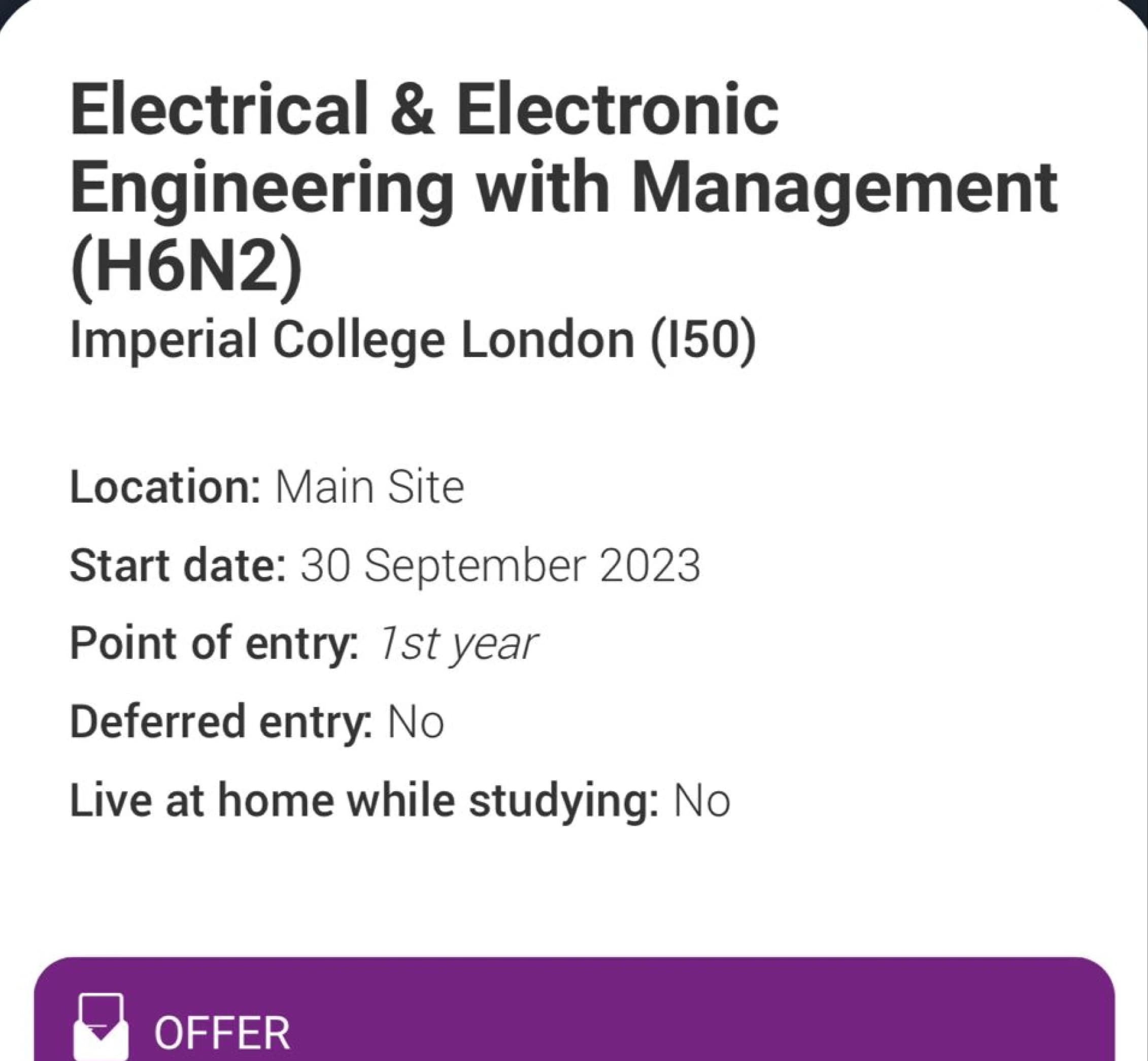 Queen Mary University law course offer on UCAS